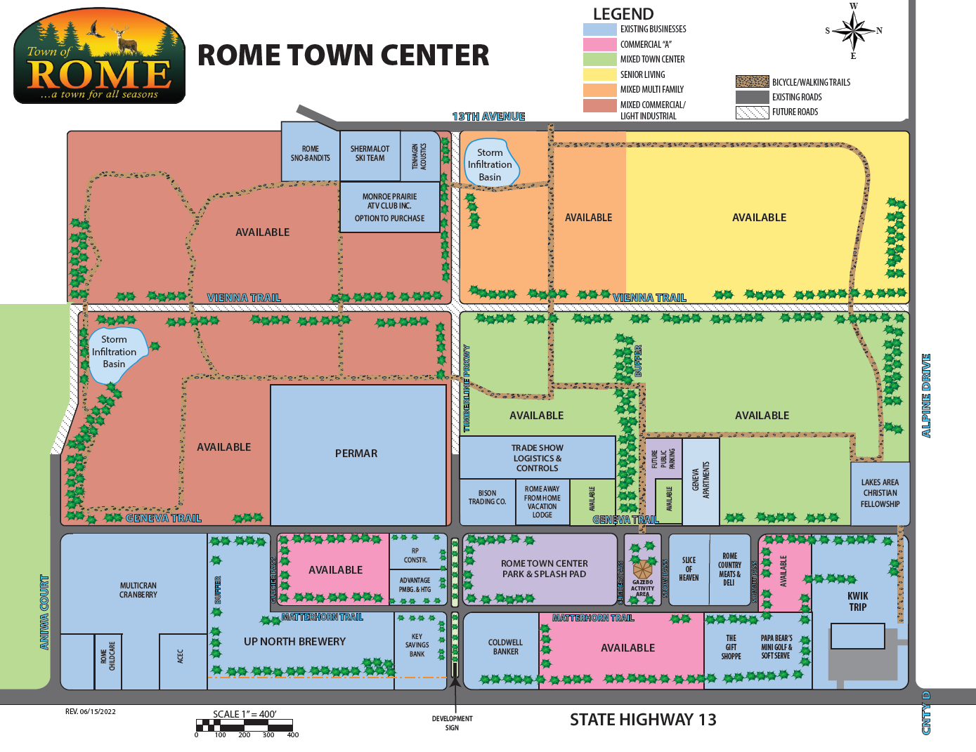 ROME TOWN CTR MAP_06-2022